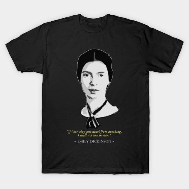 Emily Dickinson Quote T-Shirt by Nerd_art